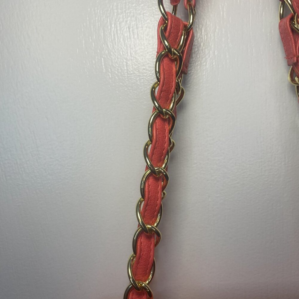 Nicole By Nicole Miller Orange Pink shoulder bag - Picture 6 of 14